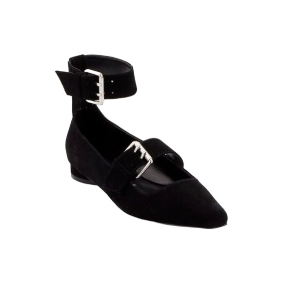 Opening Ceremony Buckle suede flats Size Eur 36/ 6 USA - Picture 2 of 15